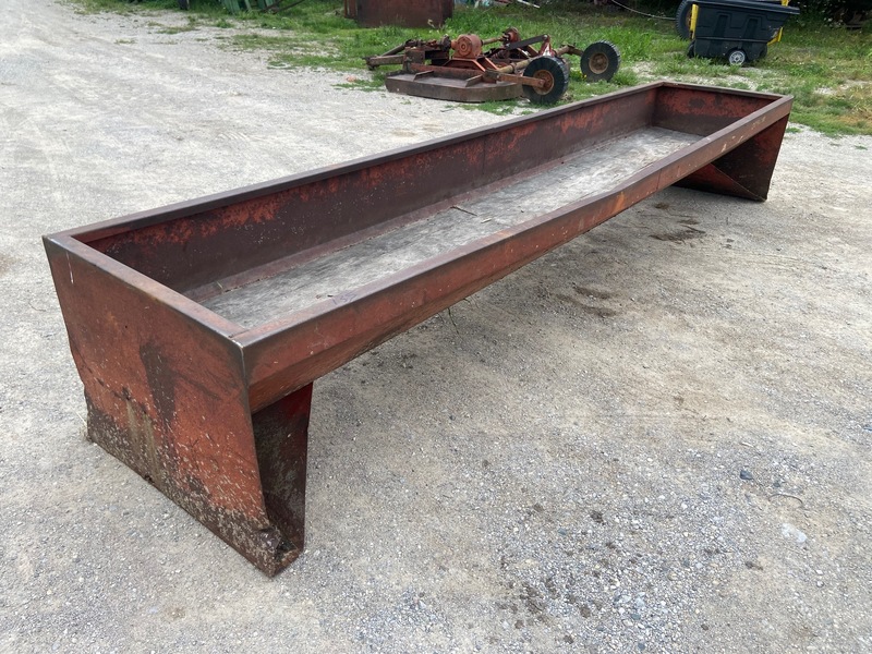 Hay/Forage/Livestock  Mineral Feeder - 14' x 3' Photo